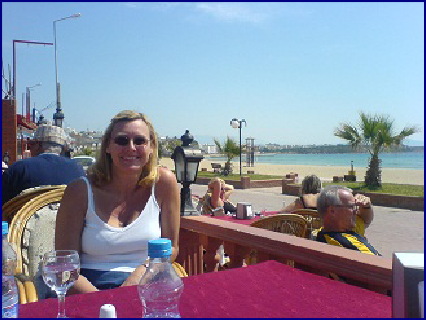 Giselle in Altinkum at Easter